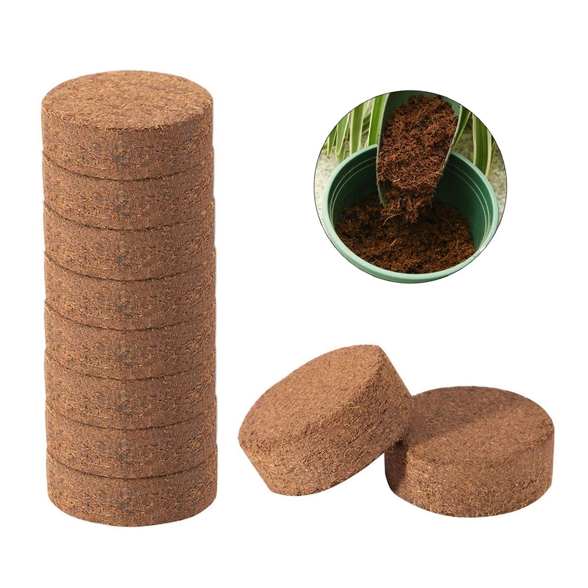 Coir Peat Pellets