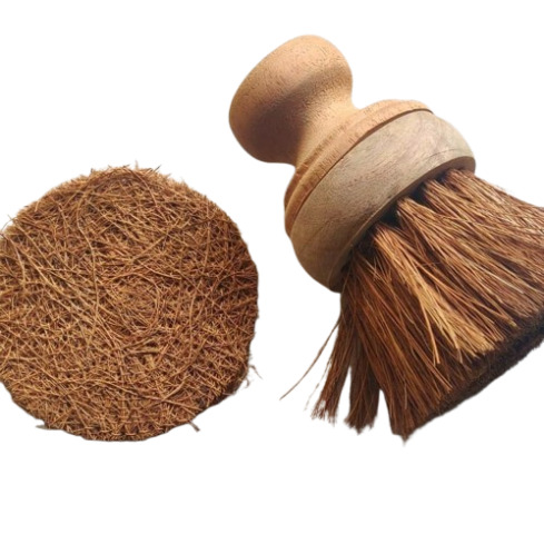 Coir Dish Brush with Pad